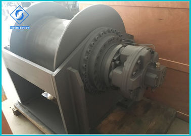 Double Single Drum Industrial Hydraulic Winch Free Fall Anchor For Road Recovery