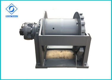 Double Single Drum Industrial Hydraulic Winch Free Fall Anchor For Road Recovery