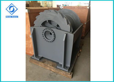 Double Single Drum Industrial Hydraulic Winch Free Fall Anchor For Road Recovery